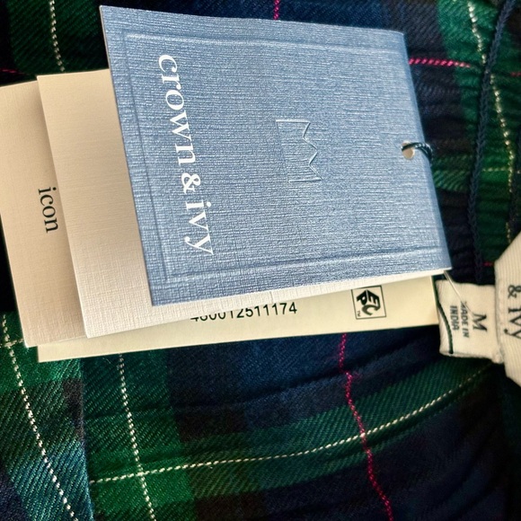 Crown and ivy ICON  peasant blouse M - Picture 3 of 6